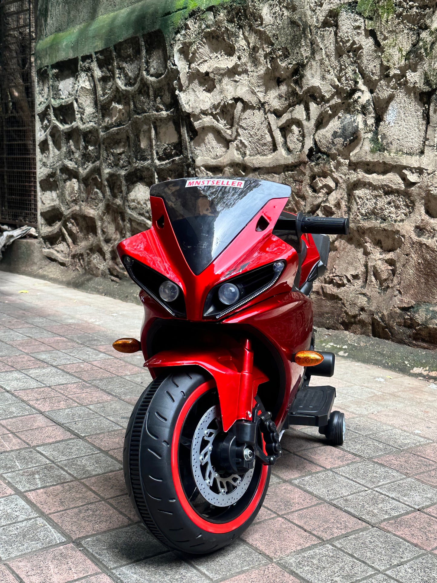 R1 bike 12v imported frame replica license version tyre light hand accelerator