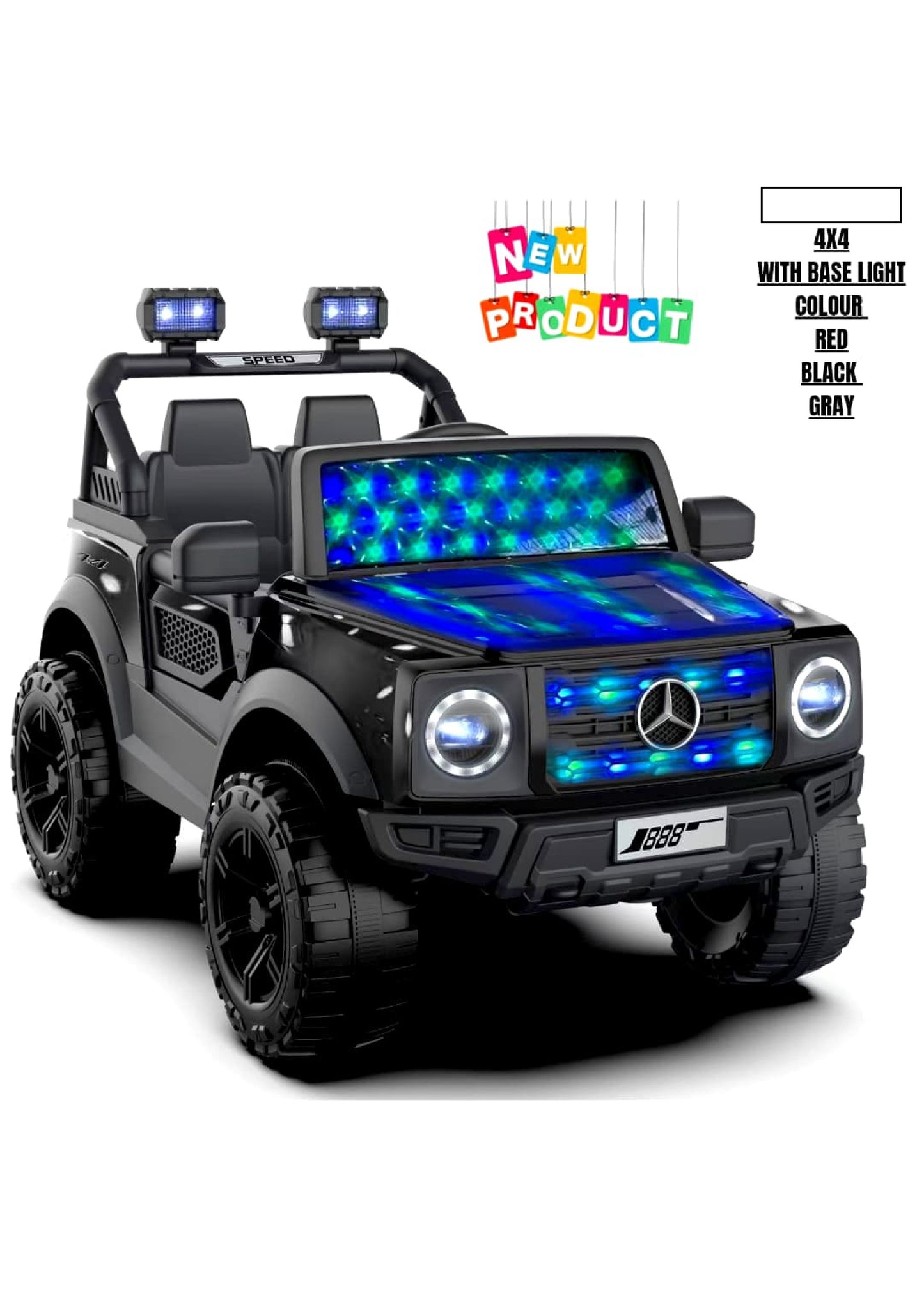 21 109 mercedes j888 mercedes light logo 4 by 4 red black blue grey