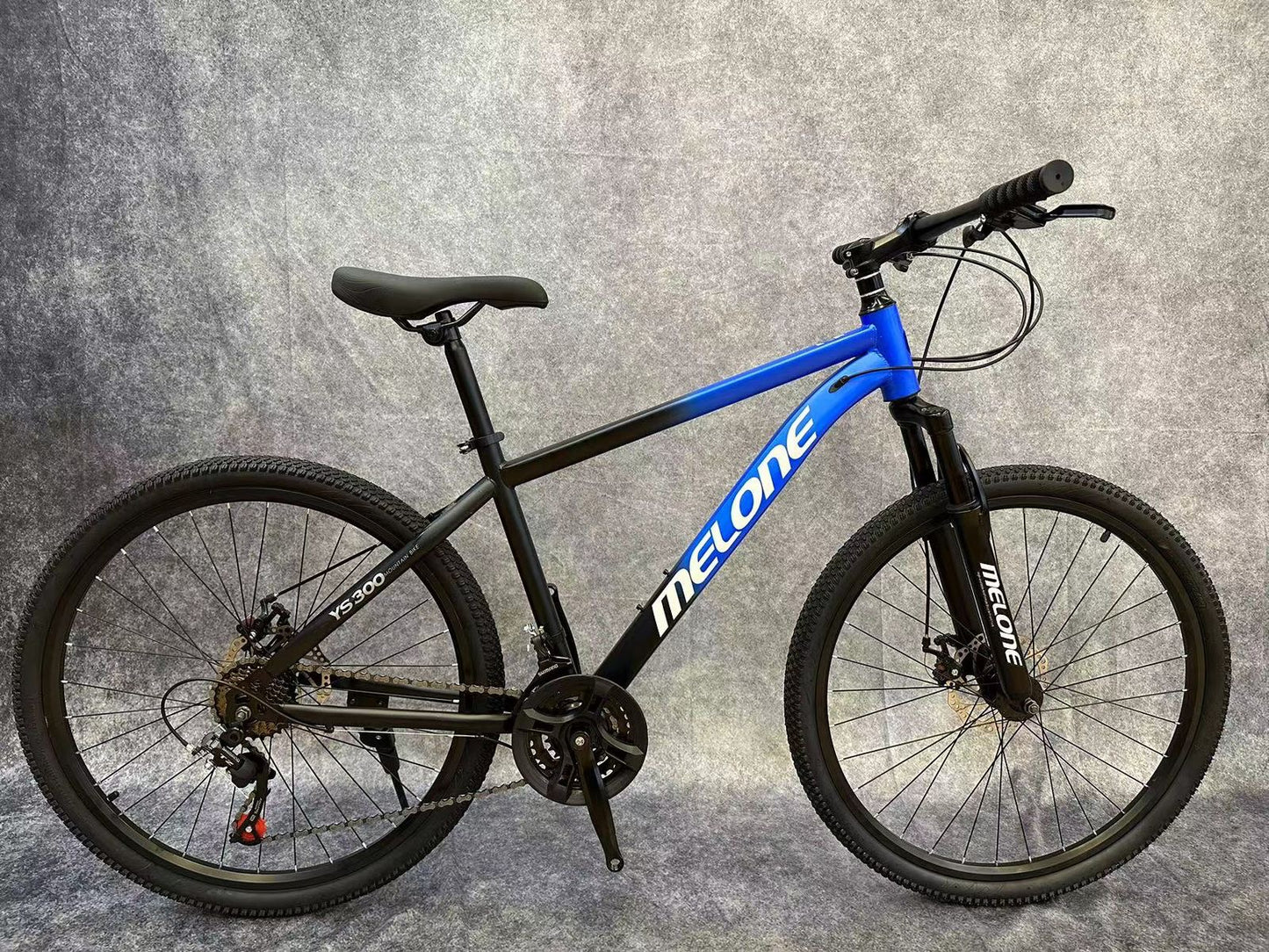 Melone double colour 26 inch front shockuo dual disi break