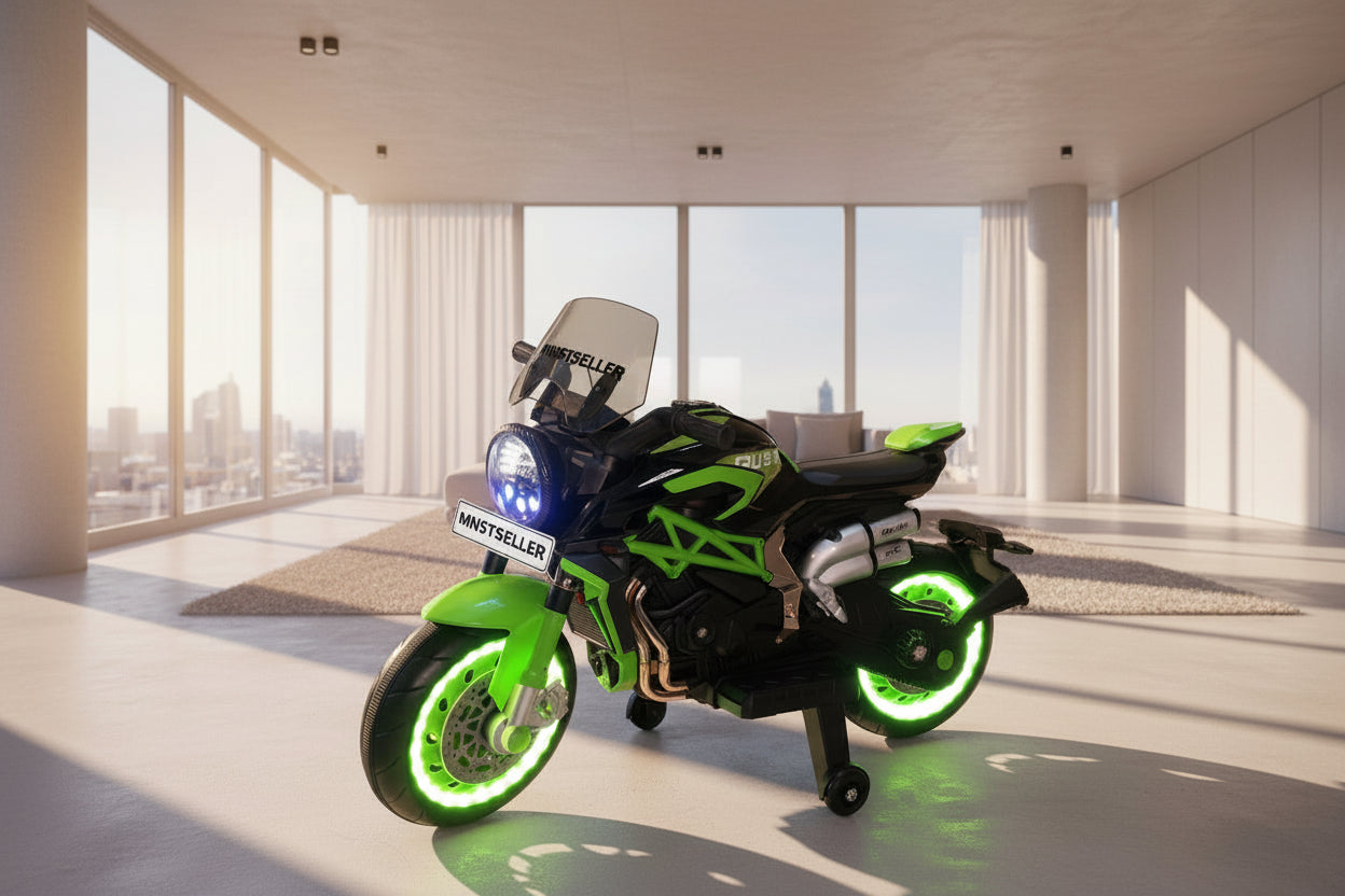 007 m rideon bike battery operated toy bike hand accelerator