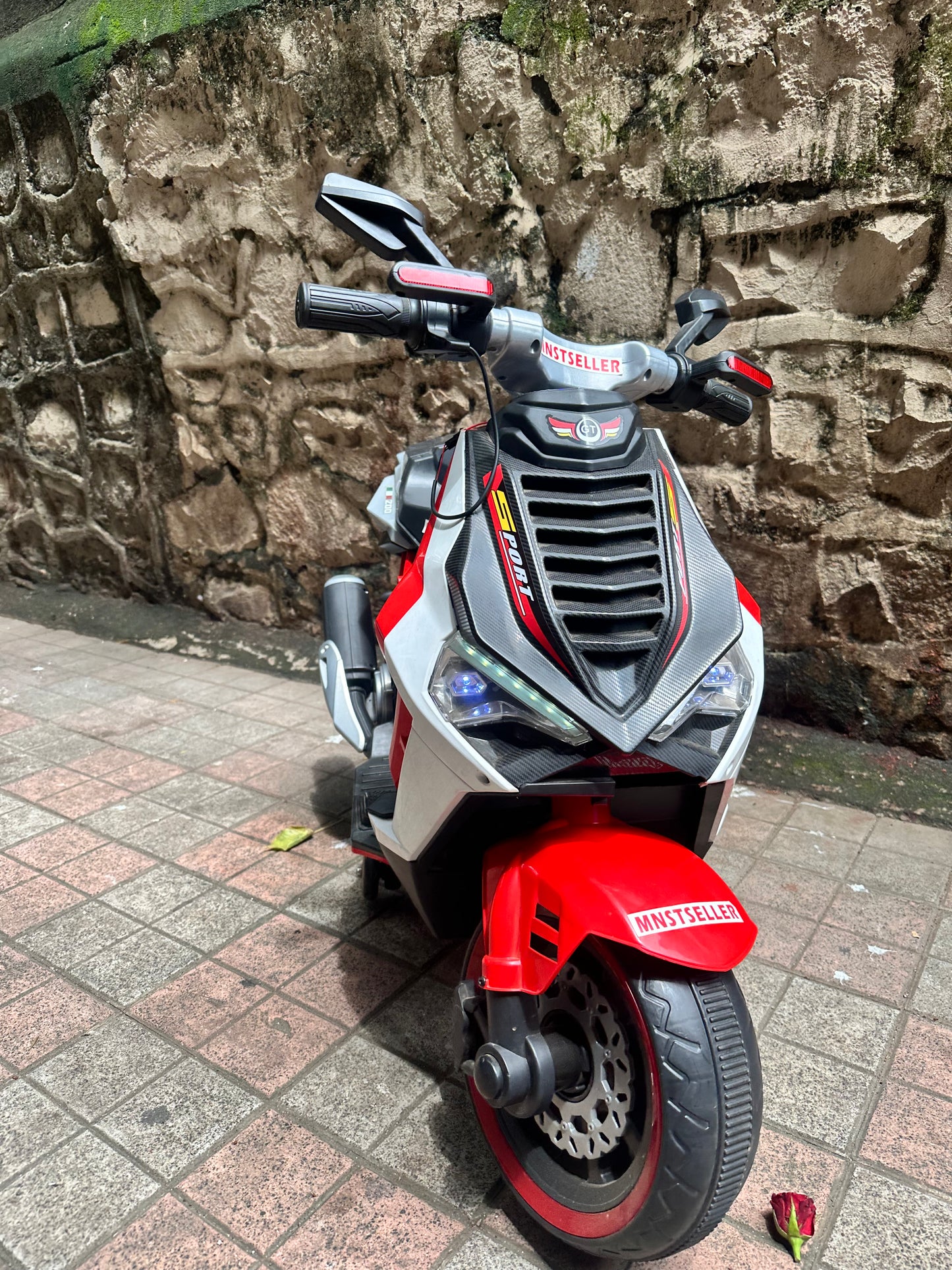 Apprila Bike 24v Hand Accelerator ride on battery operated bike