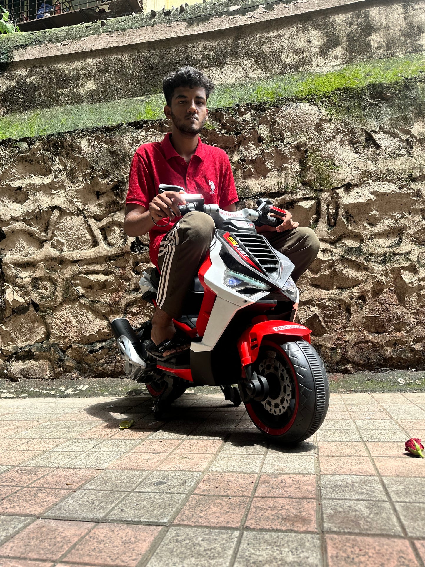 Apprila Bike 24v Hand Accelerator ride on battery operated bike