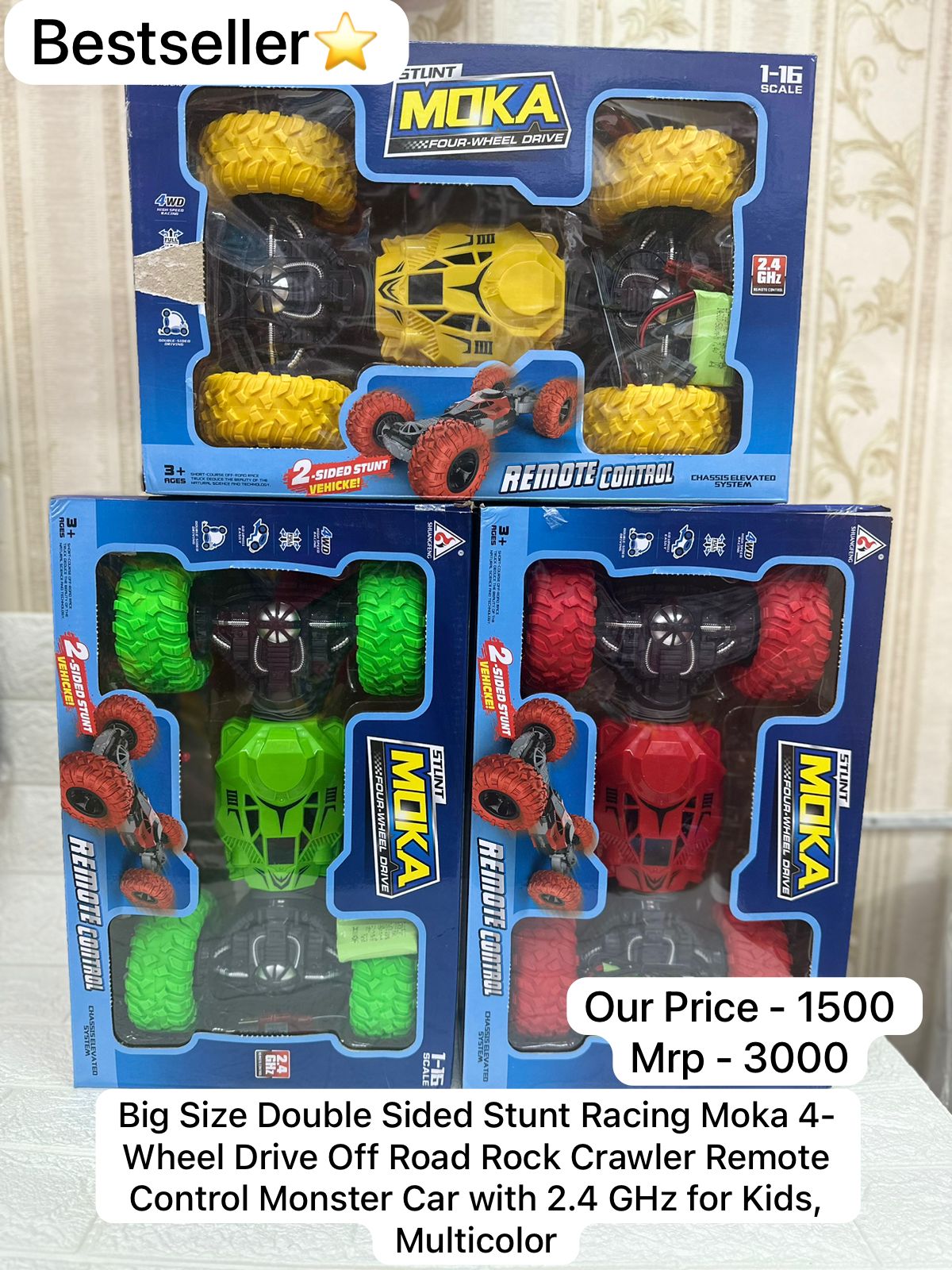 Big Size Double Sided Stunt Racing Moka 4-Wheel Drive Off Road