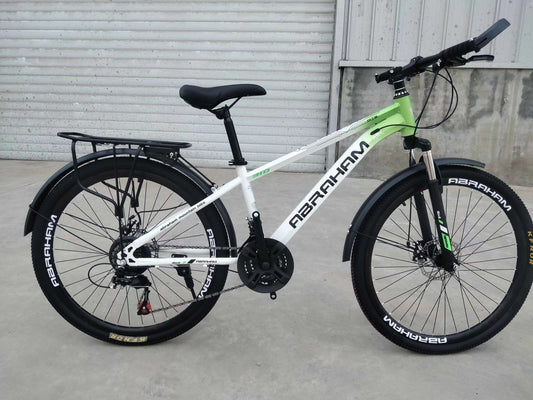26 inch Premium aqua paint with internal cable 21 gear dual disk break carbon steel