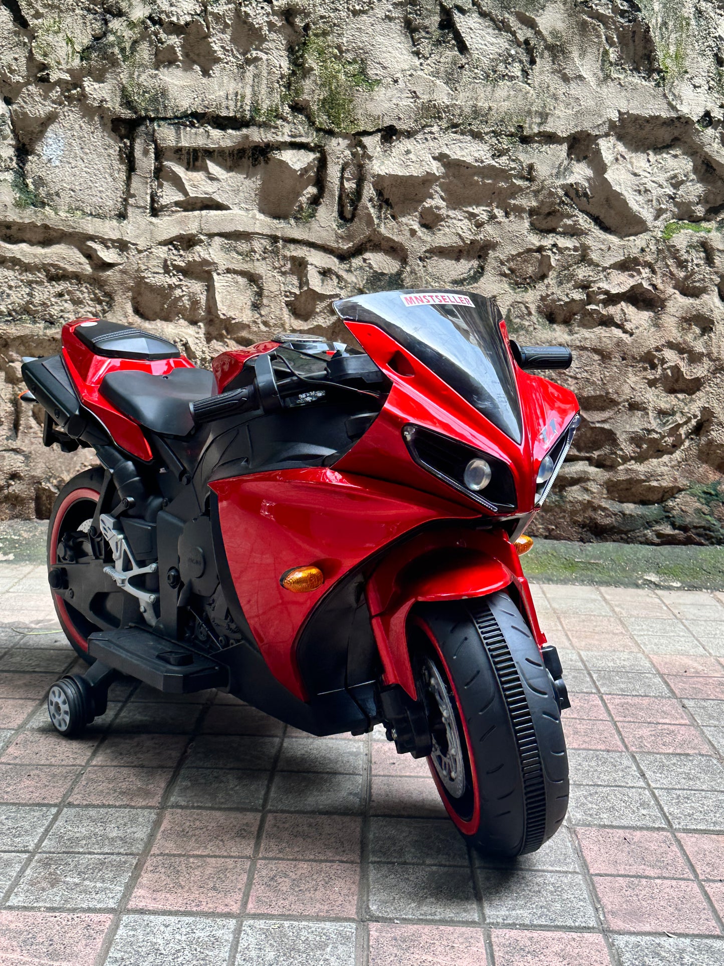 R1 bike 12v imported frame replica license version tyre light hand accelerator