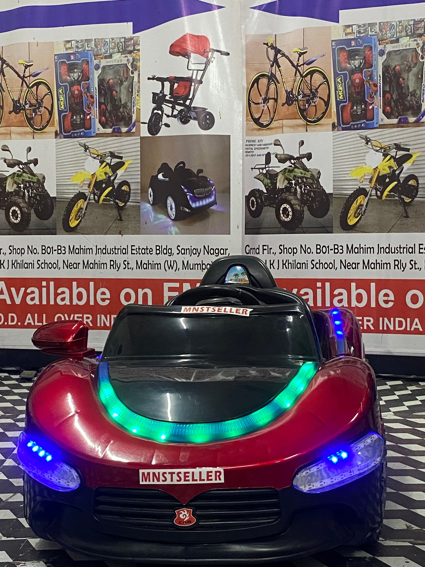 Baby light car 1 to 6 years 12V mnstseller