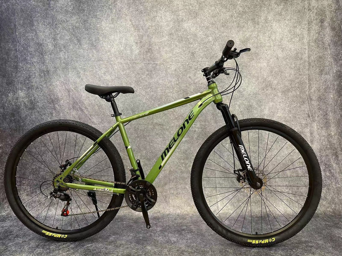 Melone Alluminium cycle 21 cycle dual disk break front shockup inner cable 29 inch