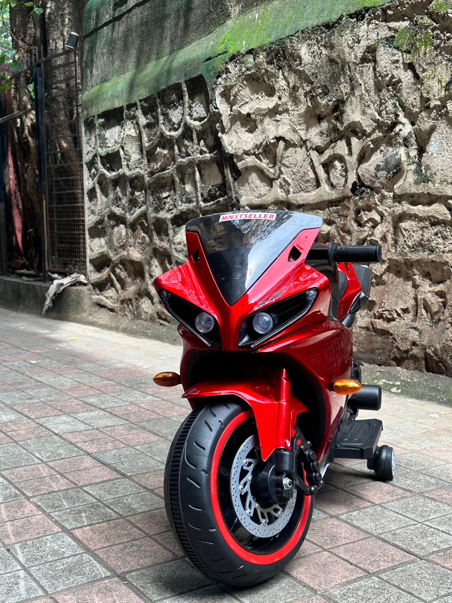 R1 bike 12v imported frame replica license version tyre light hand accelerator
