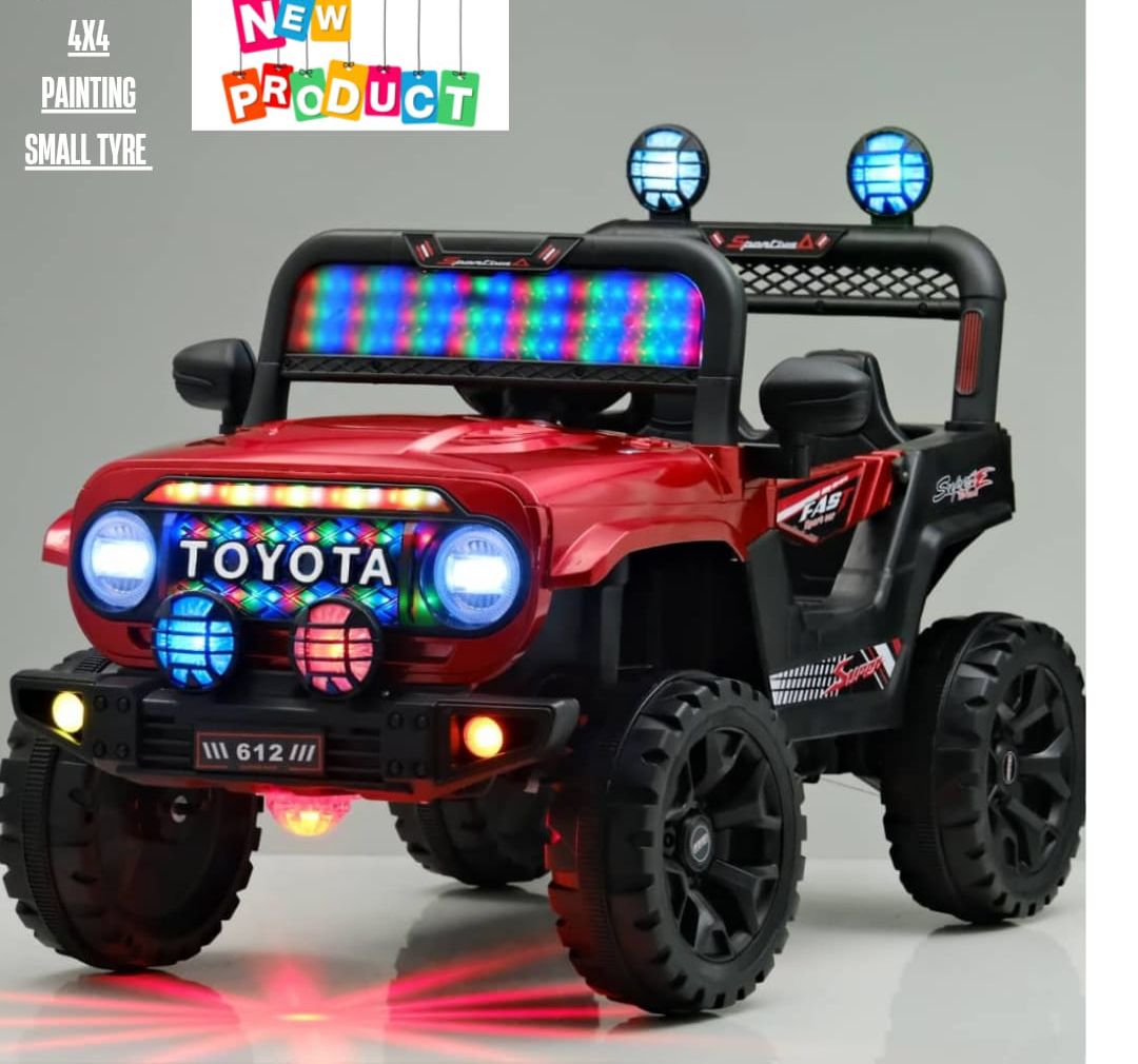 toyota jeep 24v 4 by 4 ride on car rechargable battery operated