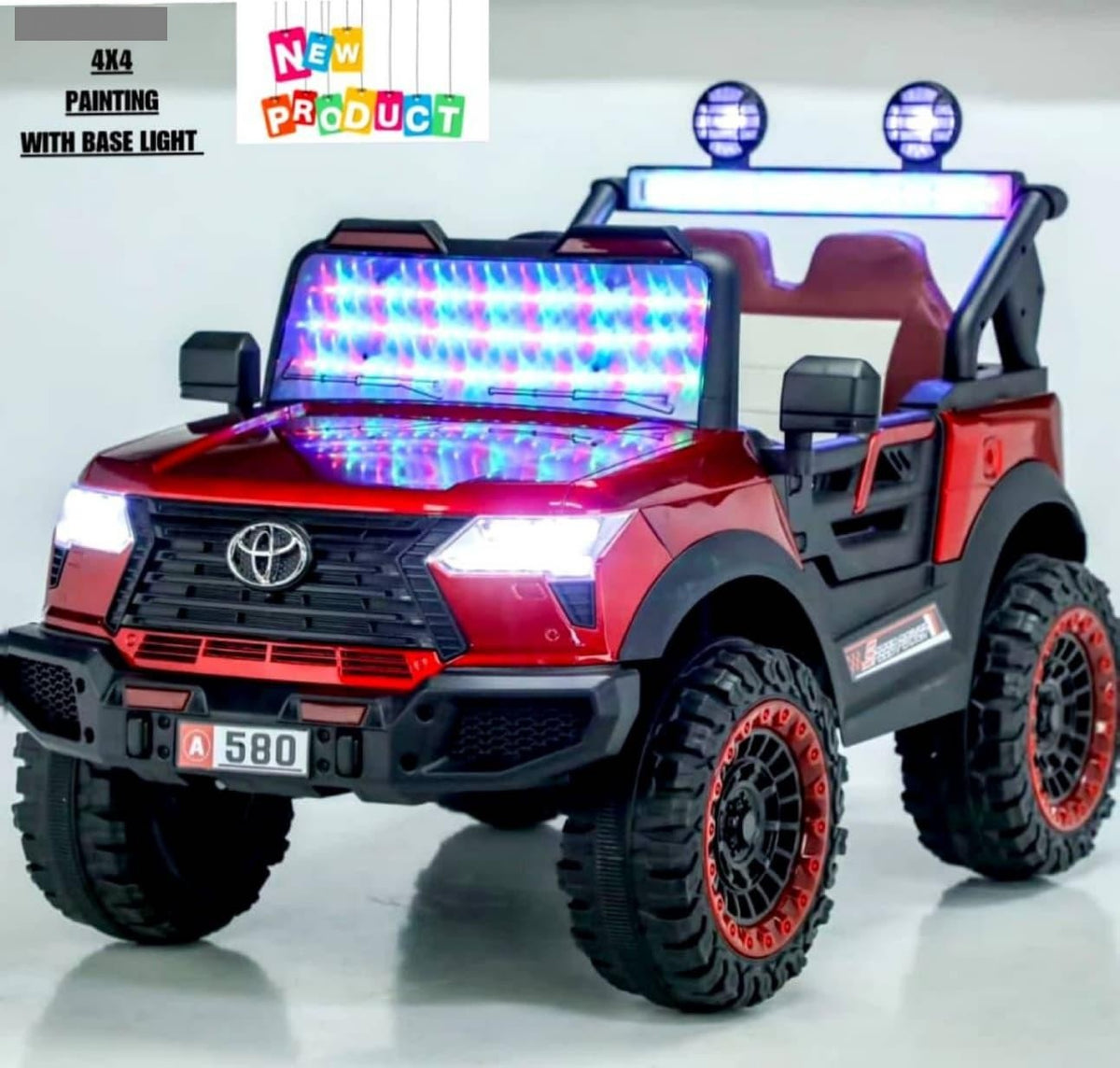 pkq 580 jeep 4 by 4 toy 24v ride on battery operated jeep kids red black blue grey