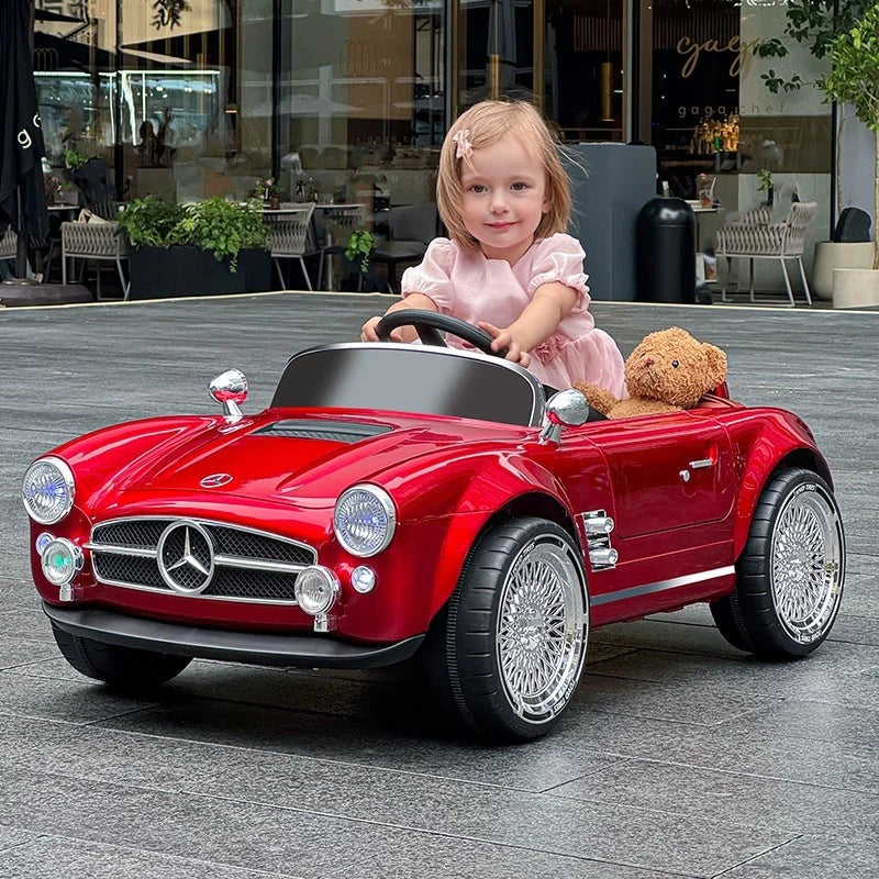 Vintage Mercedez Benz Ride On Sports Car 24v Mercedes-Benz 300 SL kids chargable ride on car