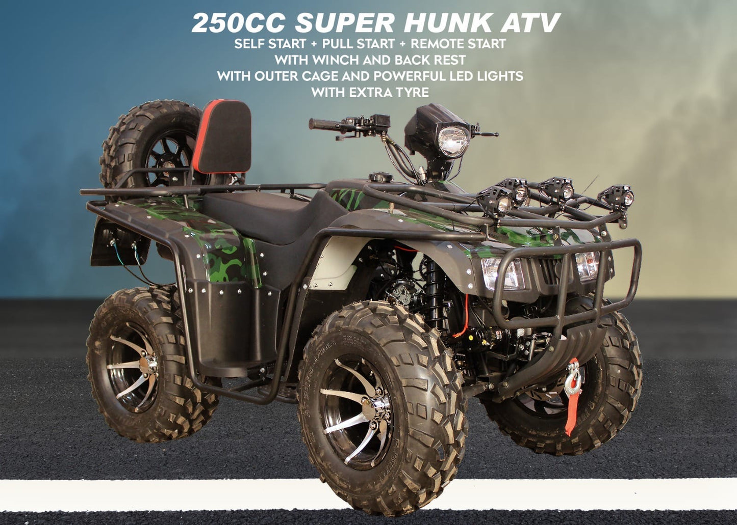 Atv 250cc quad bike - Main Image