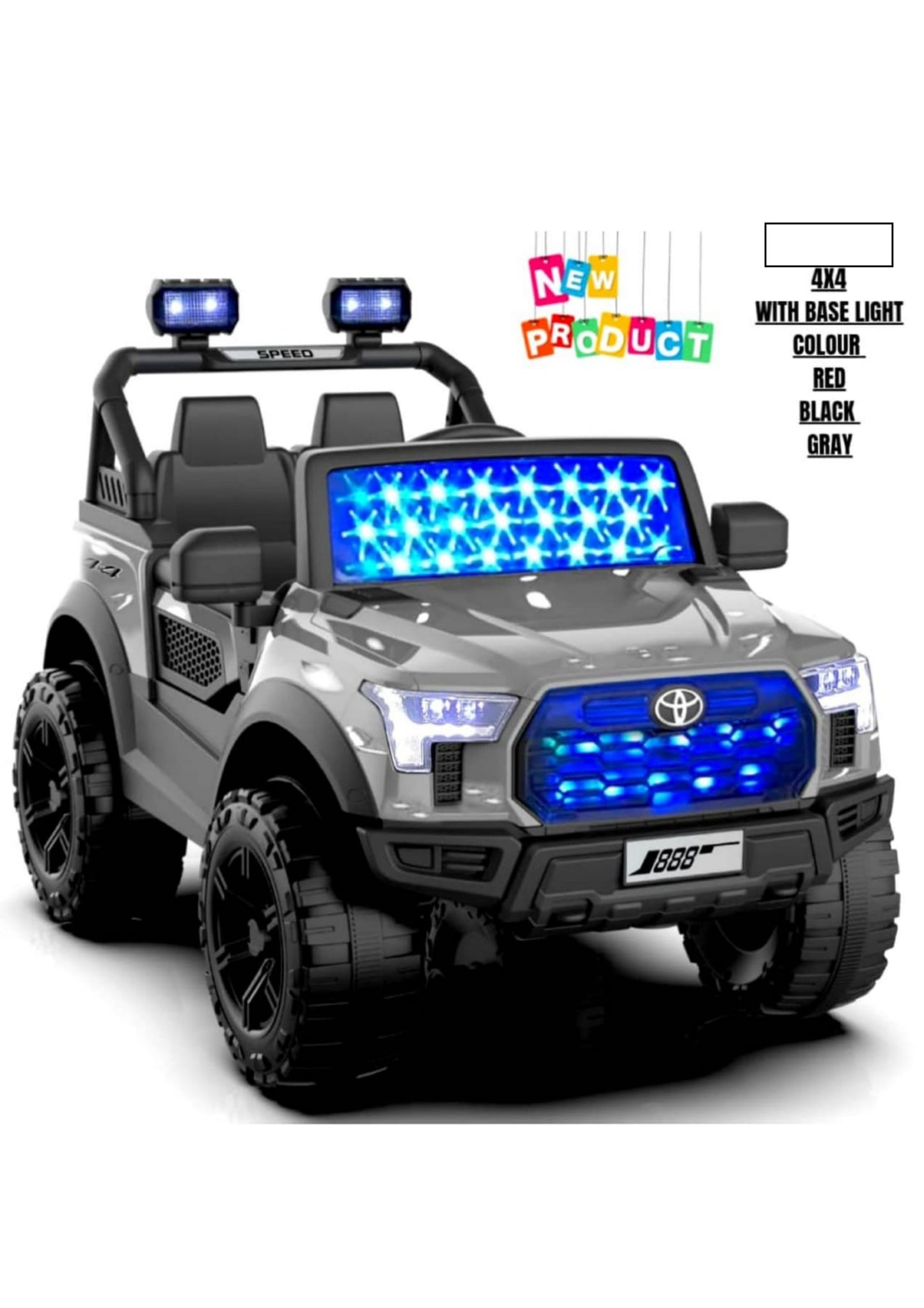 21 107 toyota j888 4 by 4 jeepred grey