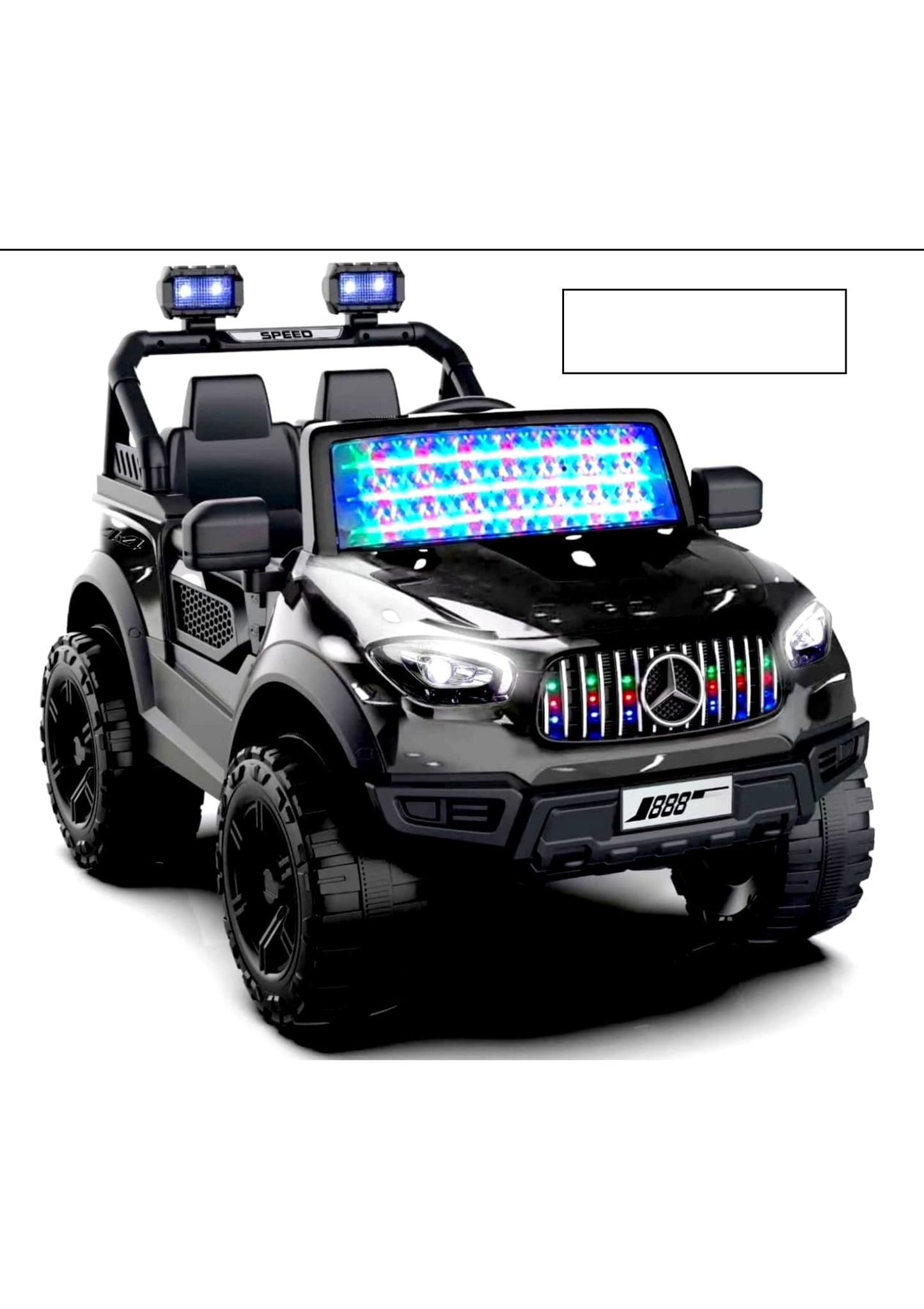 21 106 j888 jeep 4 by 4 red black blue grey