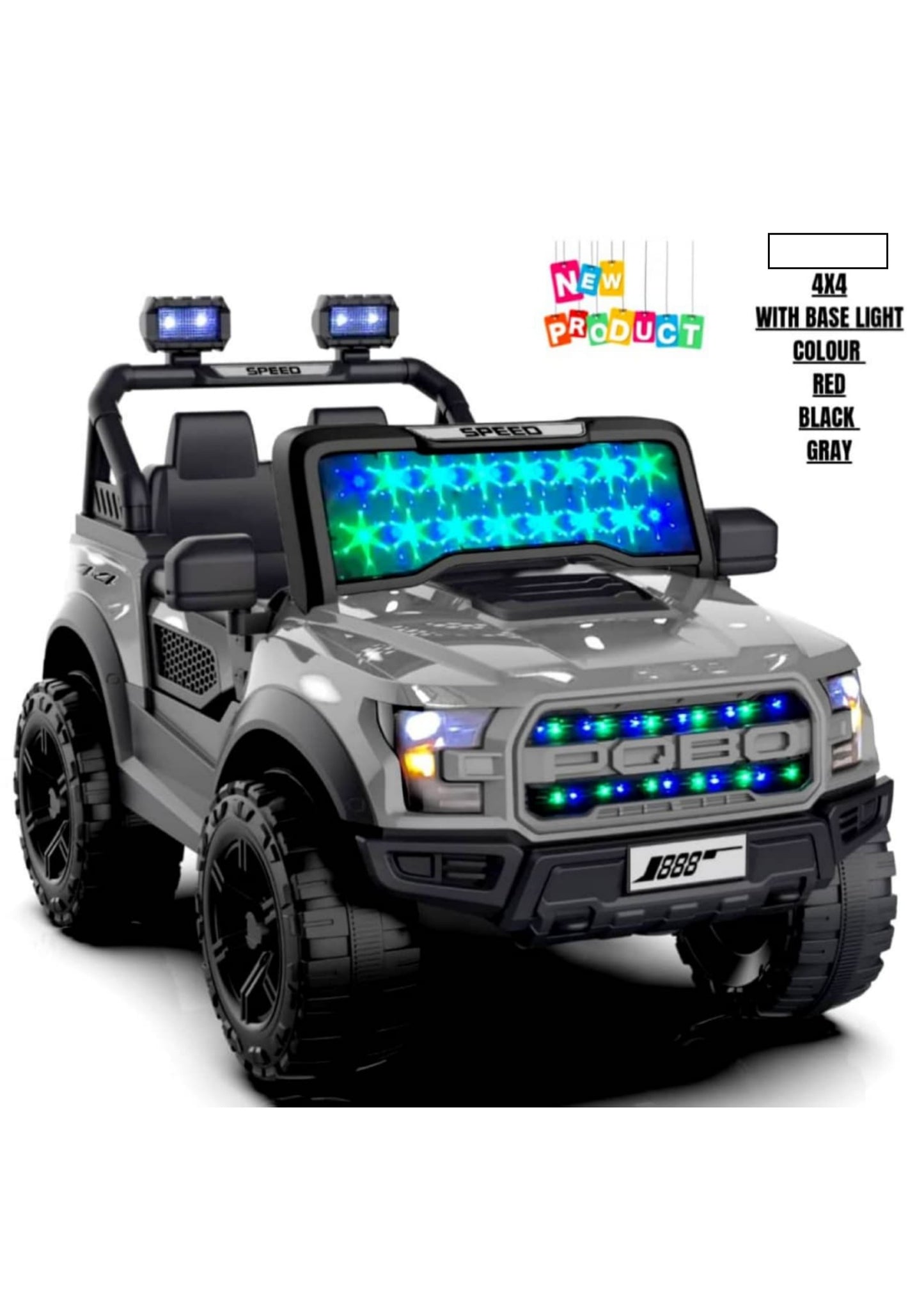 21 mp jeep pobo j888 4 by 4 grey red blue black