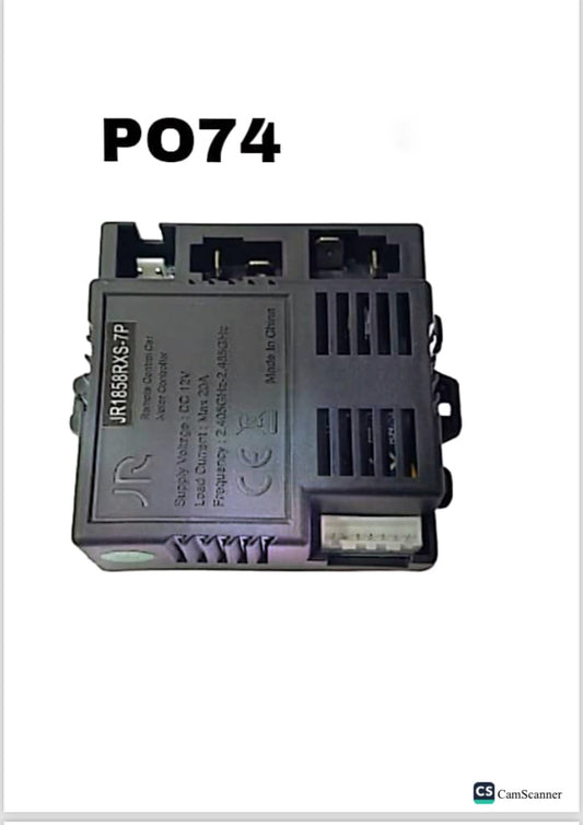 JR1625RX 12V Kids Powered Ride on car 2.4G Bluetooth Remote Control and Receiver Kit Controller Control Box Accessories for Children Electric Ride On Car Replacement Parts —— Mnstseller