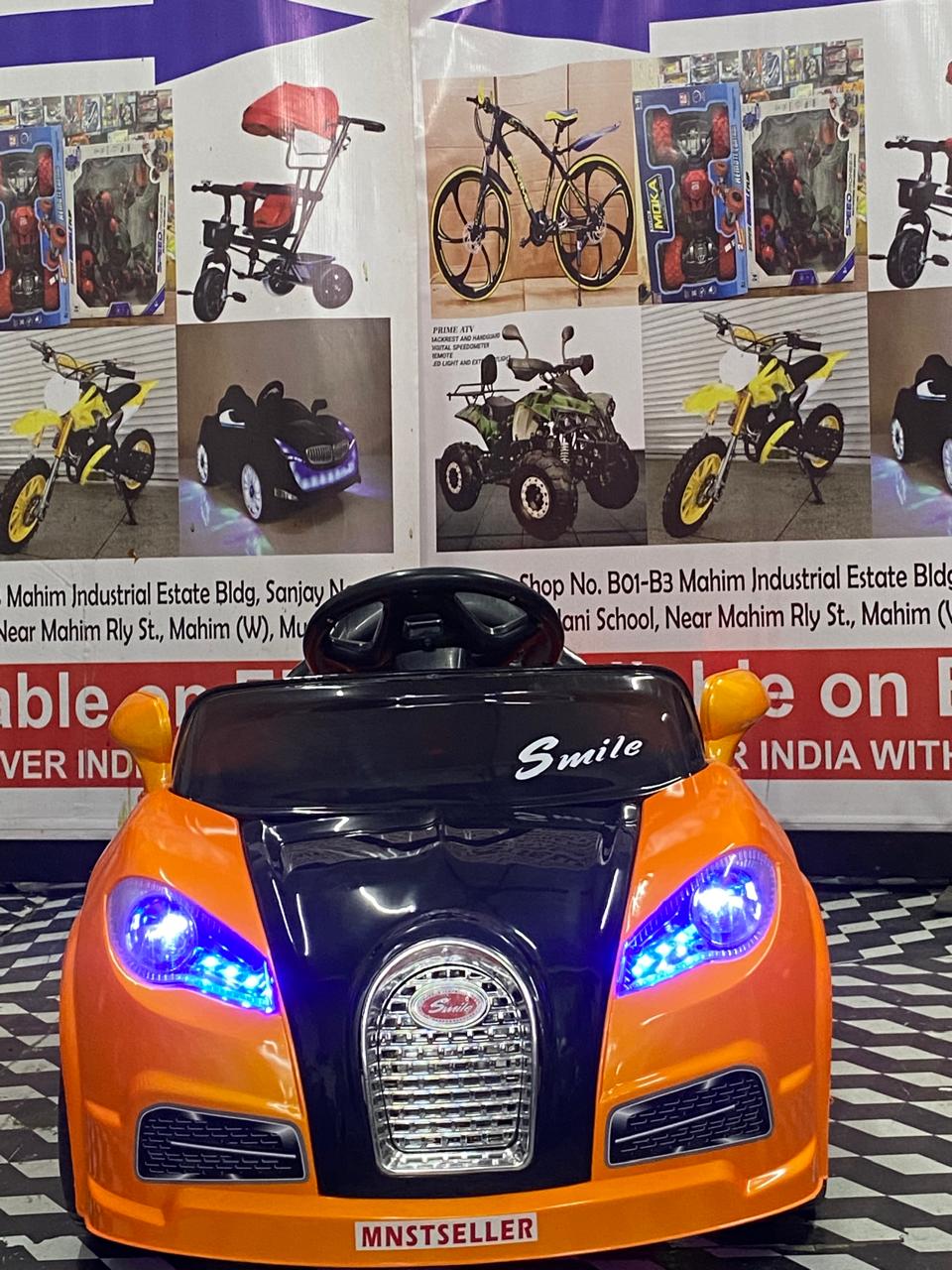 24v smile bugatti car with remote