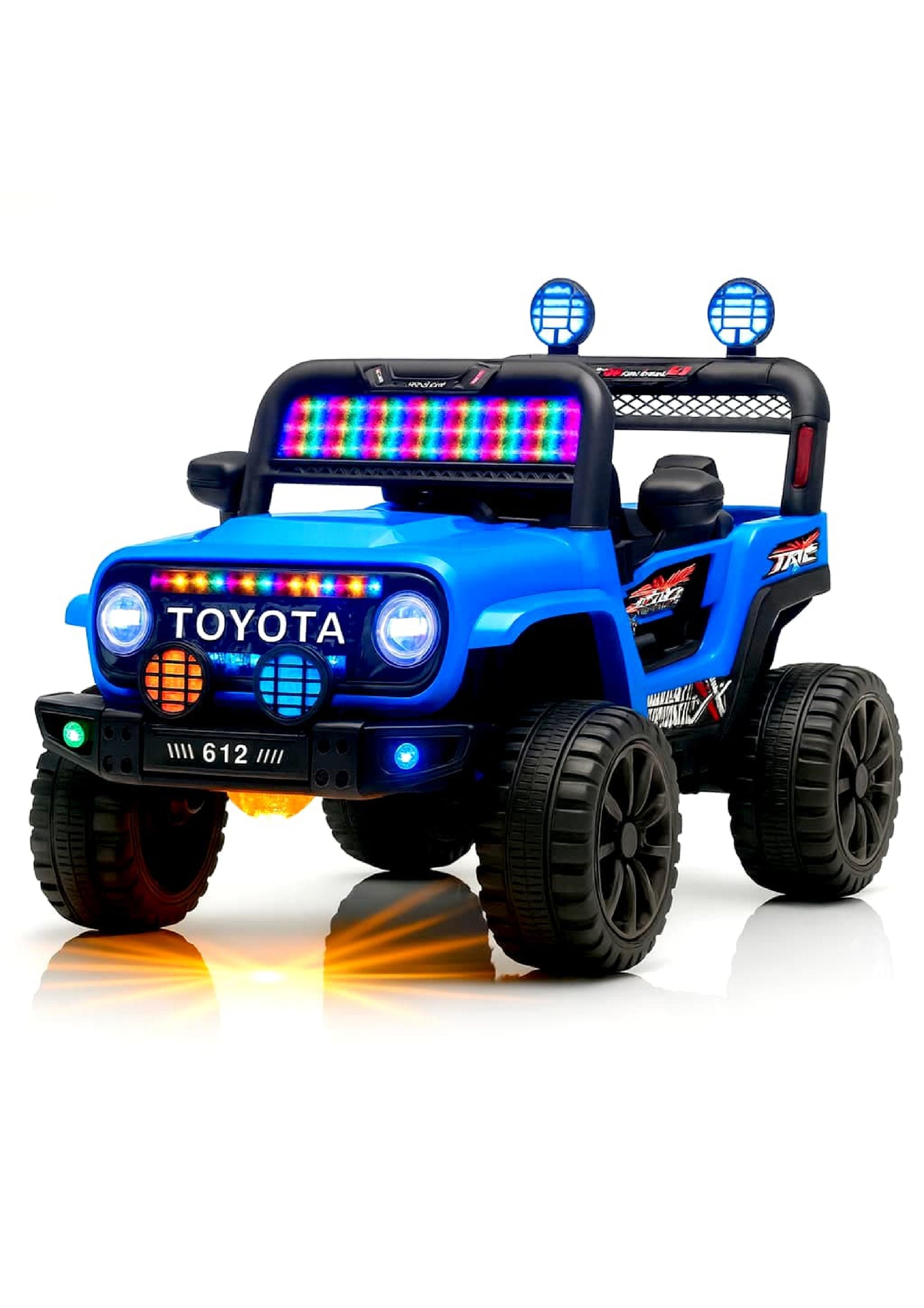 612 jeep blue 4 by 4 blue