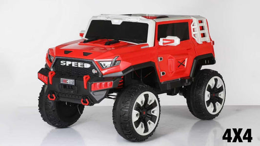 917 jeep  big szie jumbo size 4 by 4 red white/orange