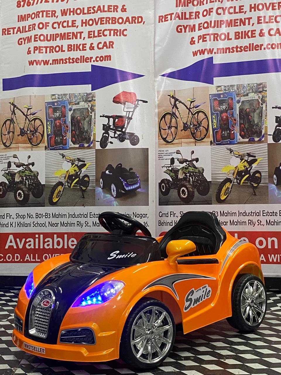 24v smile bugatti car with remote