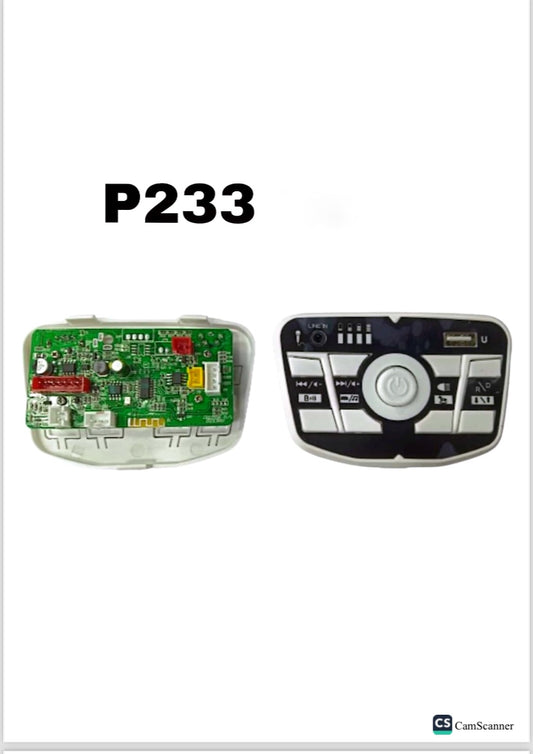 P233  Kids Rides On Car Medium Control Panel for Kids Powered Ride On Car Toy Parts —— Mnstseller