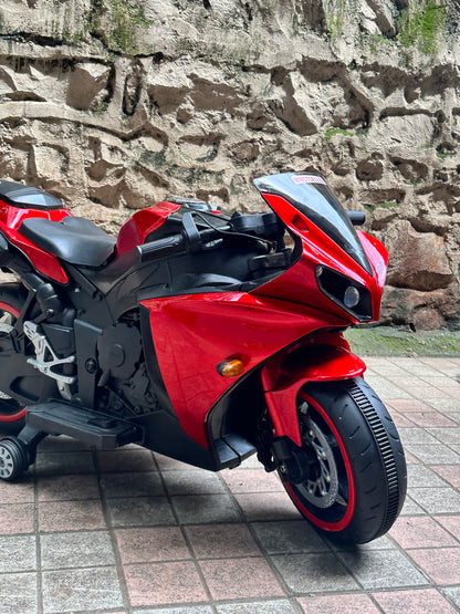 R1 bike 12v imported frame replica license version tyre light  hand accelerator