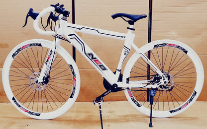 Neo road bike mnstseller with 21 gear dual disk break triple wall rim cycle