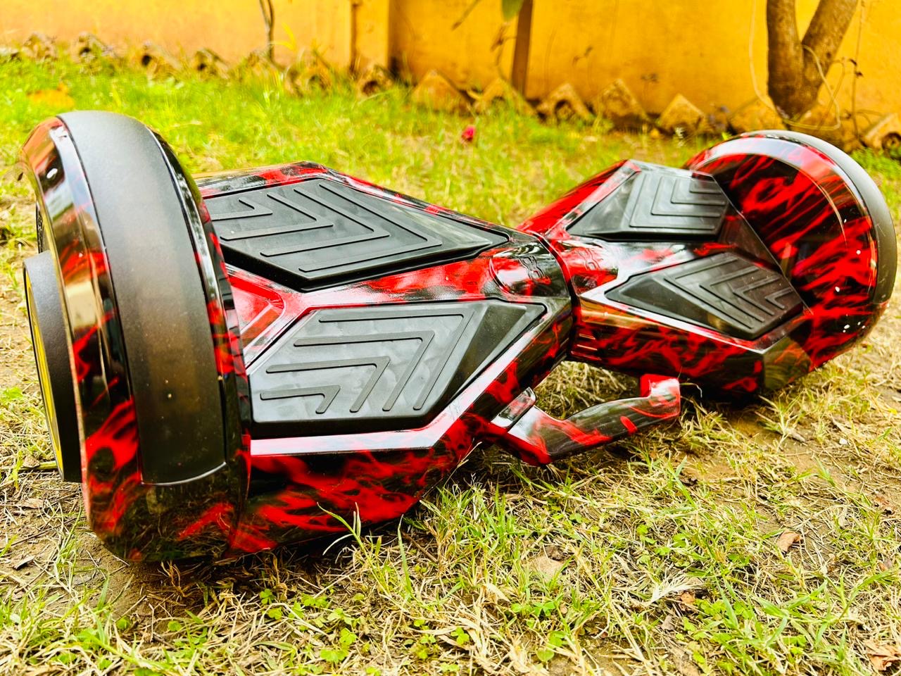 Hoverboard segway 8.5 inch red fire graphic – MNSTSELLER