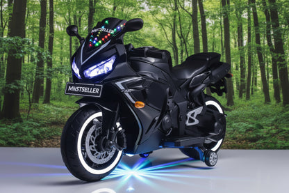 Cbr R30 u tyre light hand accelator rideon bike battery operated toy