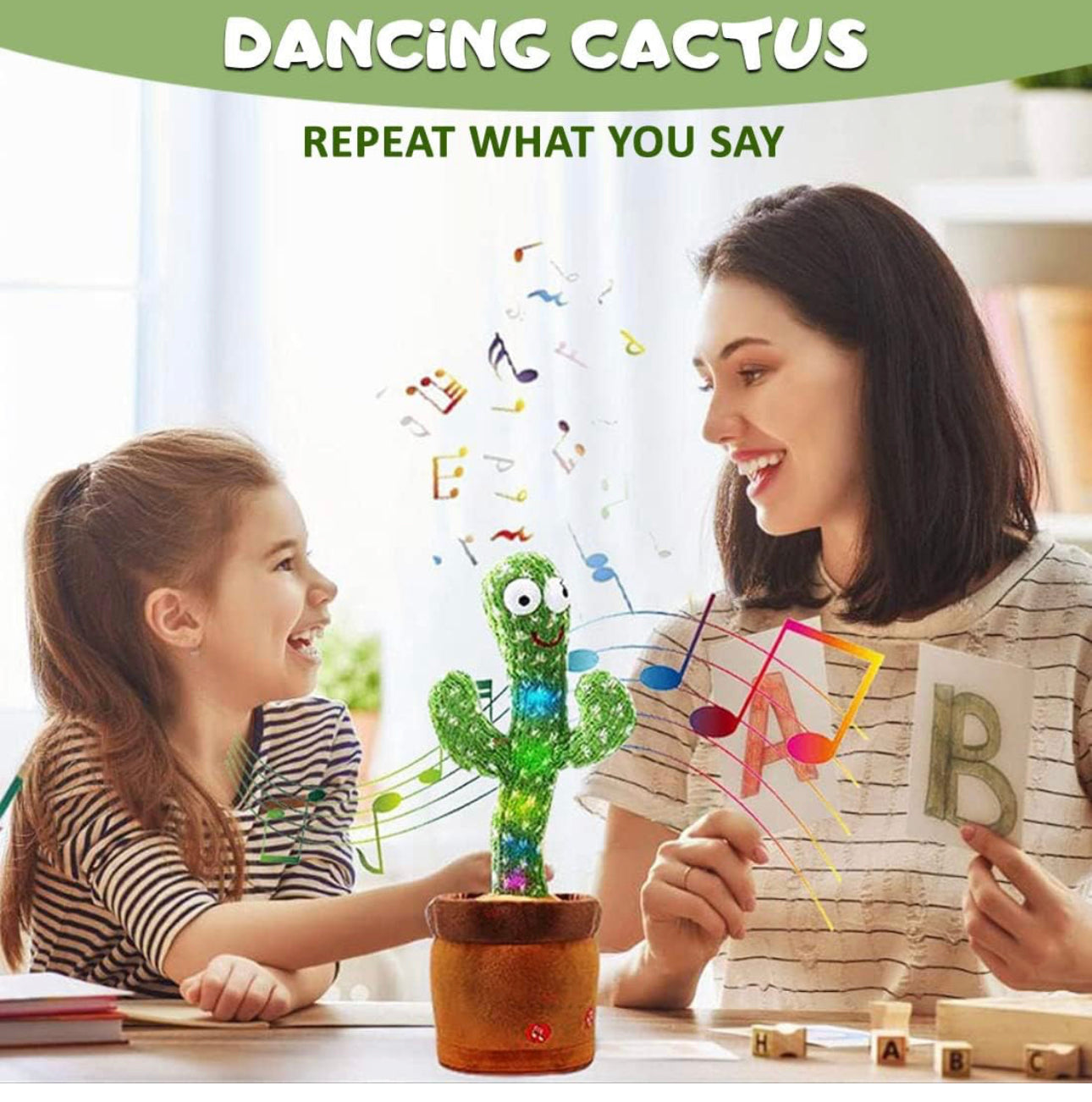 Toys Talking Cactus For Kids Dancing Cactus Toys Can Sing Wriggle Si MNSTSELLER