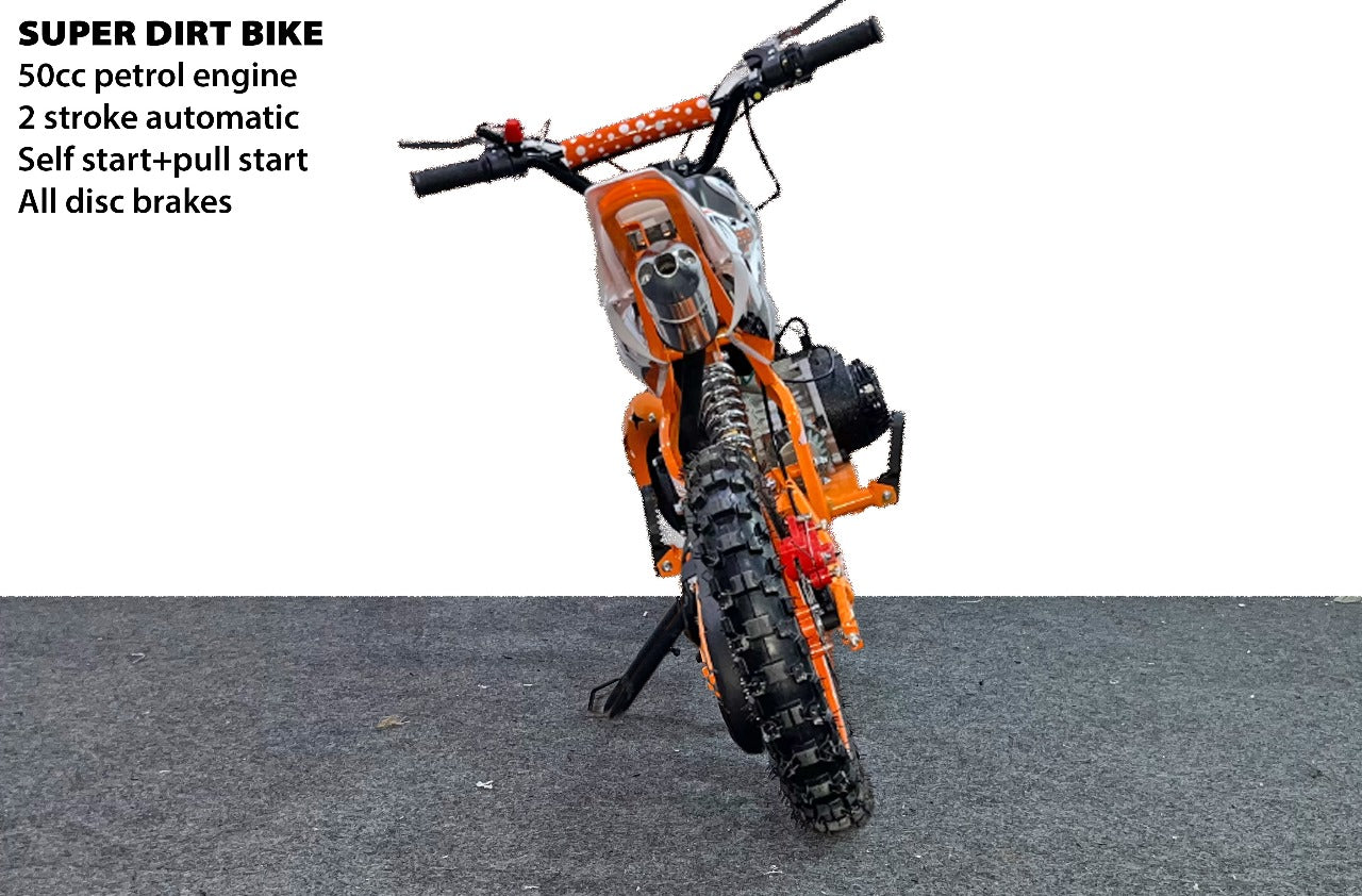 dirt bike 49 cc 2 stroke version 4 latest 2024 model