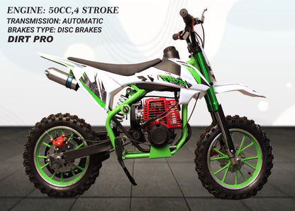 Dirt bike 49 cc 4 stroke