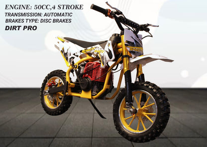 Dirt bike 49 cc 4 stroke
