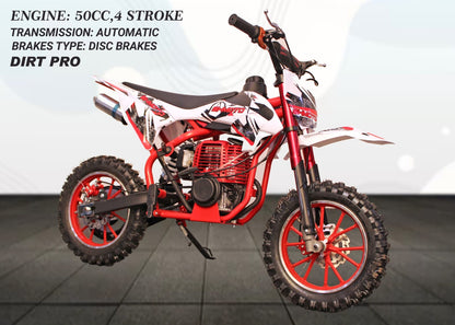 Dirt bike 49 cc 4 stroke