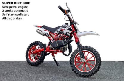 dirt bike 49 cc 2 stroke version 4 latest 2024 model