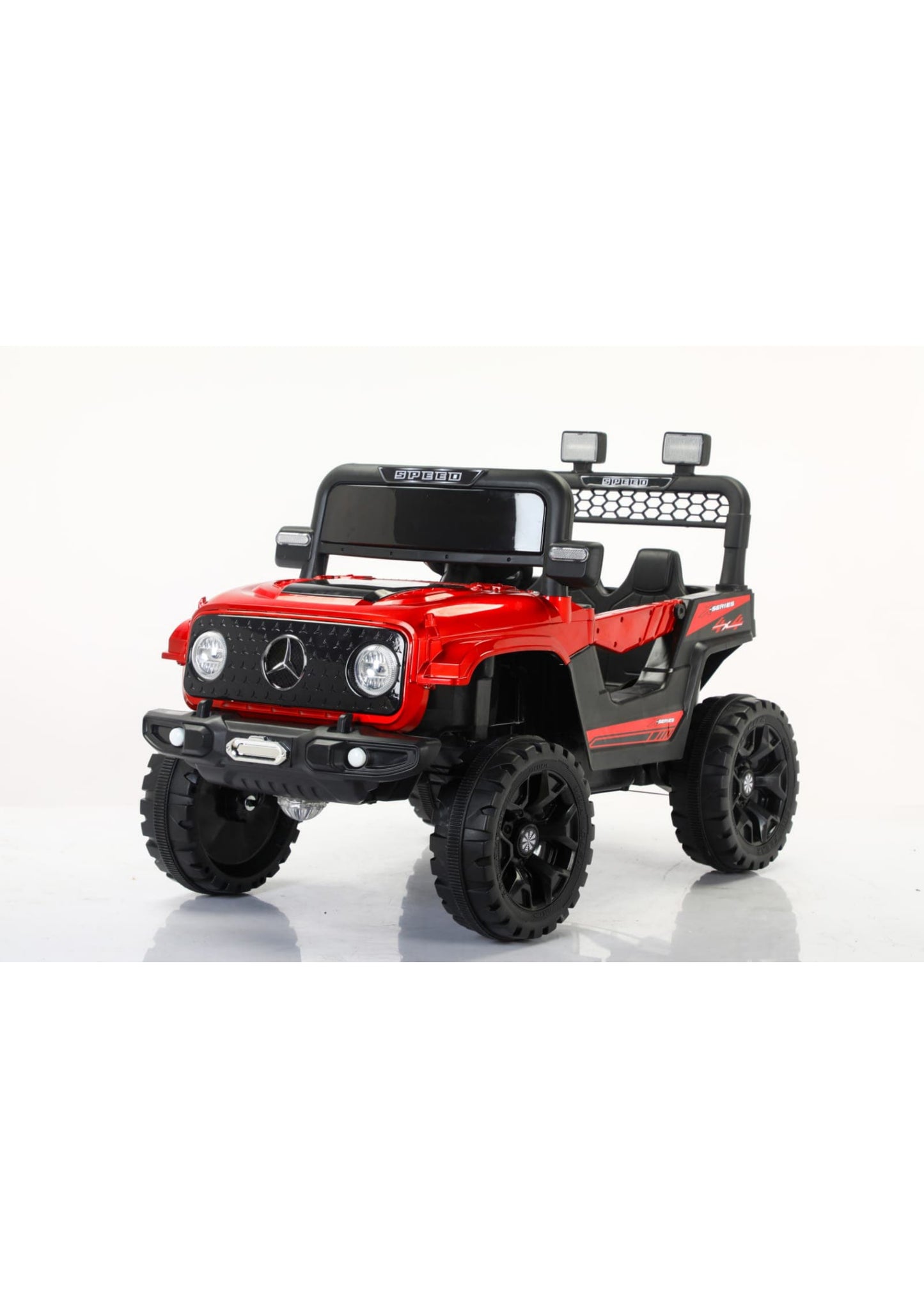 bh 518 mercedes jeep 4 by 4 red blue yellow