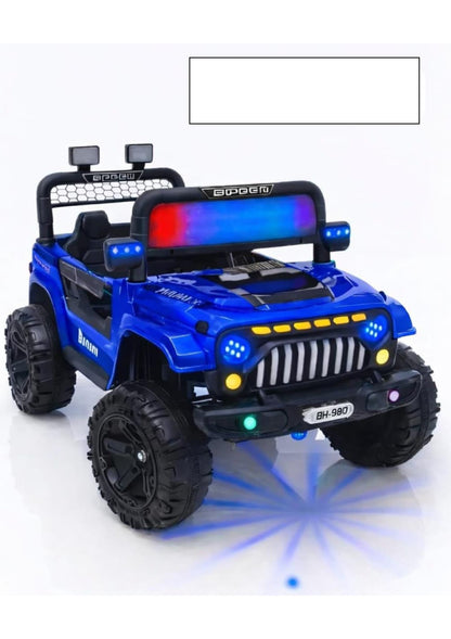 bh 528 jeep 4 by 4 red black blue grey