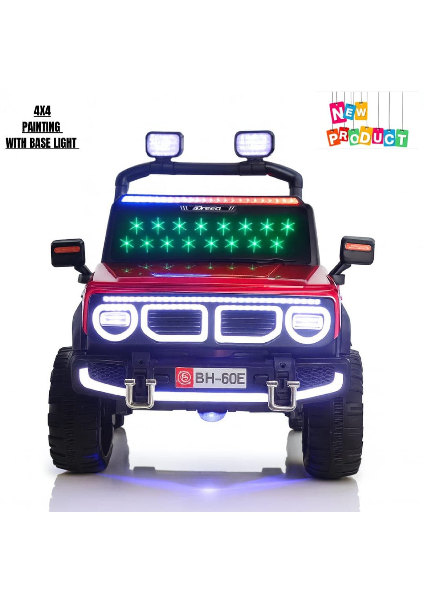 bh 60 e bm 4 by 4 red blue grey