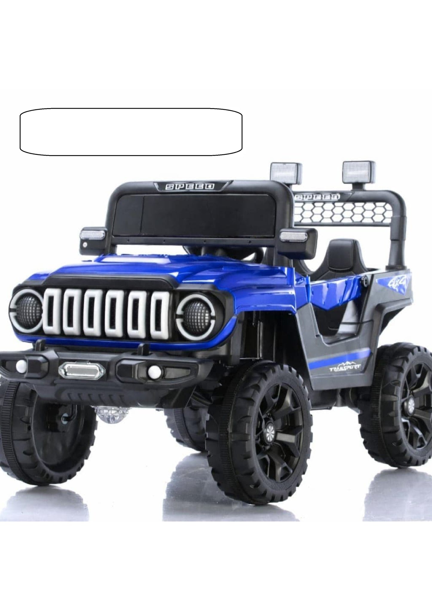 bh 908 jeep blue 4 by 4 blue green black red grey