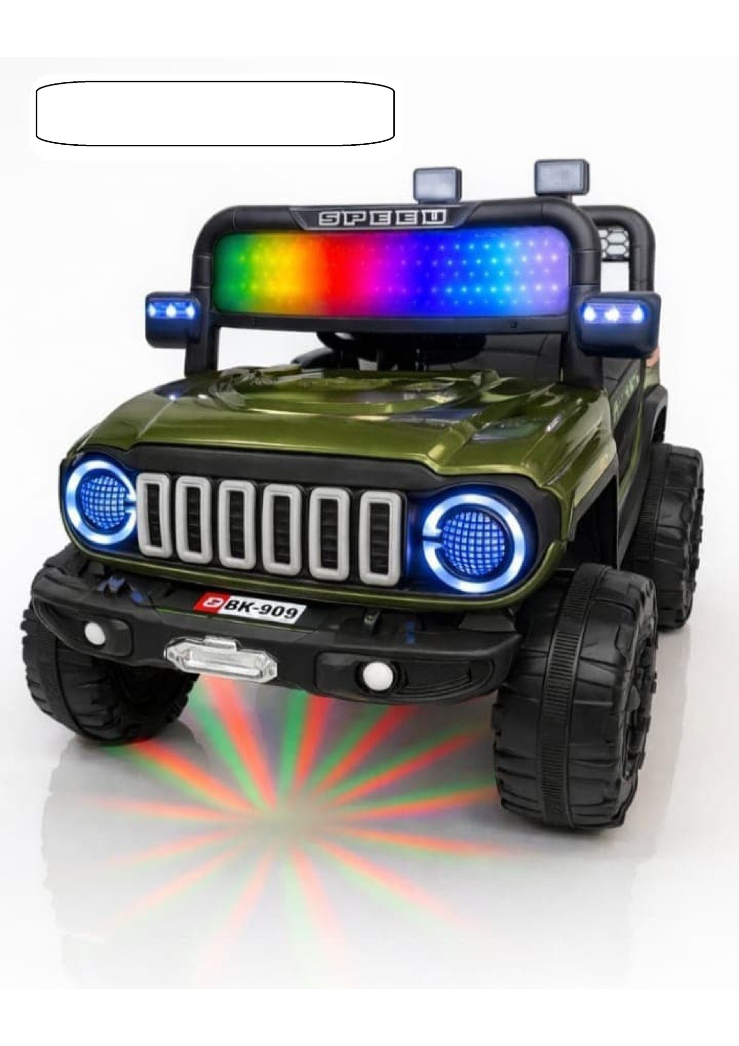 bh 908 jeep blue 4 by 4 blue green black red grey