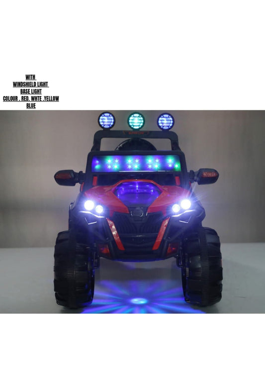 bq 2188 jeep 4 by 4 red yellow white