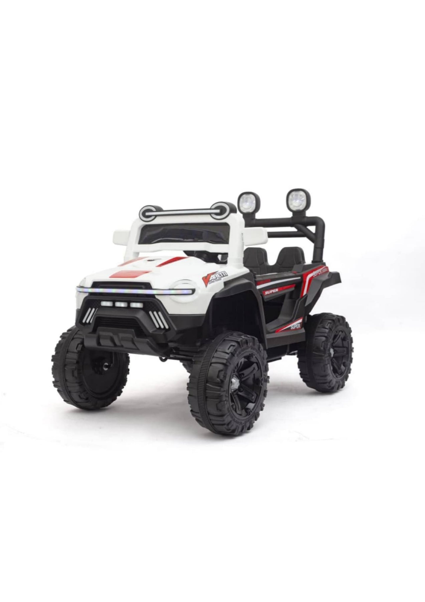 cl 901 jeep 4 by 4 red blue white