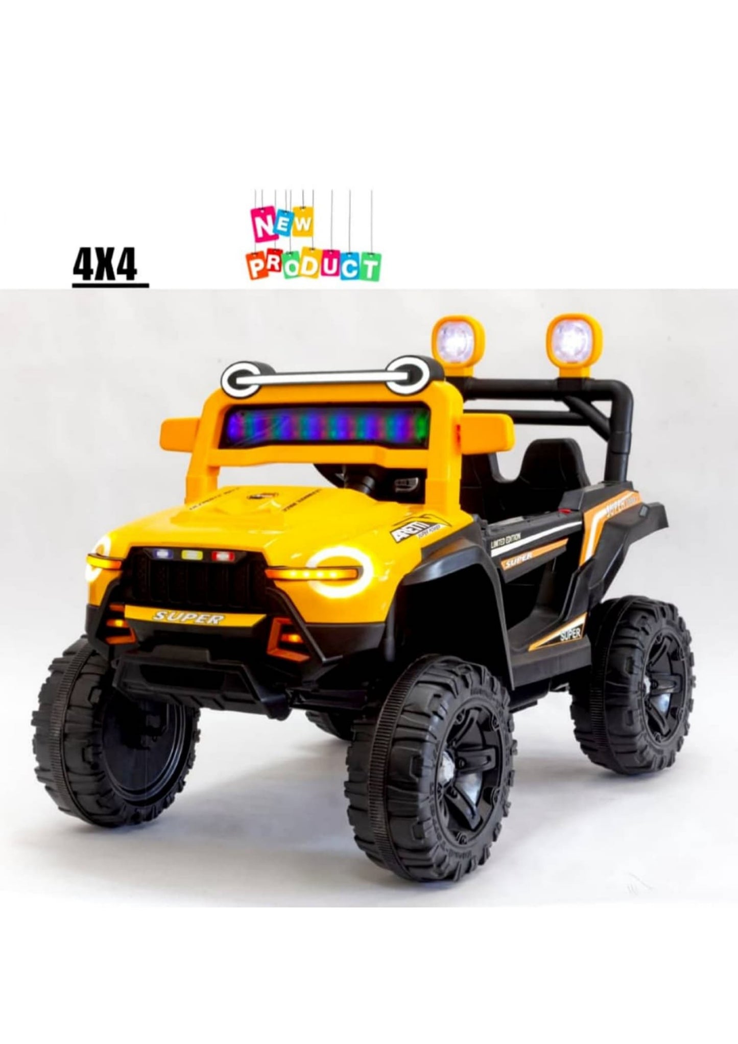 cl 902 jeep 4 by 4 red yellow blue white