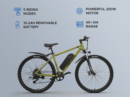 Emotorad T-Rex+ V3 ELECTRIC CYCLE MNSTSELLER GREENISH wholesale market