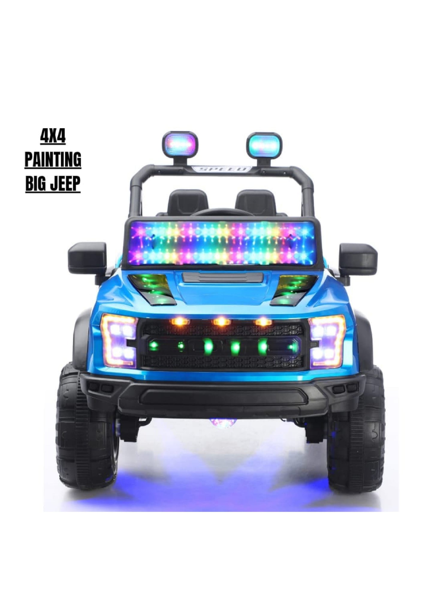 hf 901 p jeep 4 by 4 red black blue
