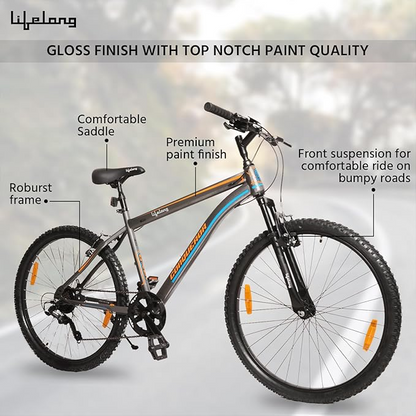 lifelong conqueror 27.5  gear 7 power break frotn shockup mtb