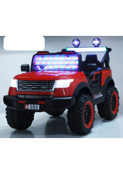 pkq 560 jeep 4 by 4 red grey