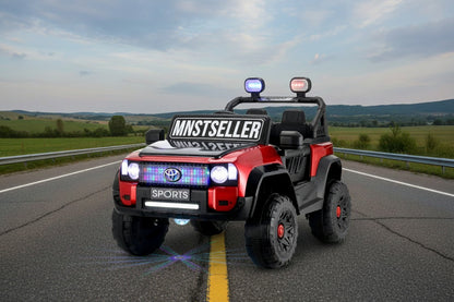 qm 93 jeep 4 by 4 red