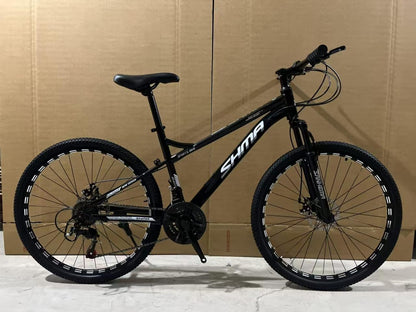 shma cycle  lower frame unisex 26 inch 21 gear dual disk break front shockup inner cable