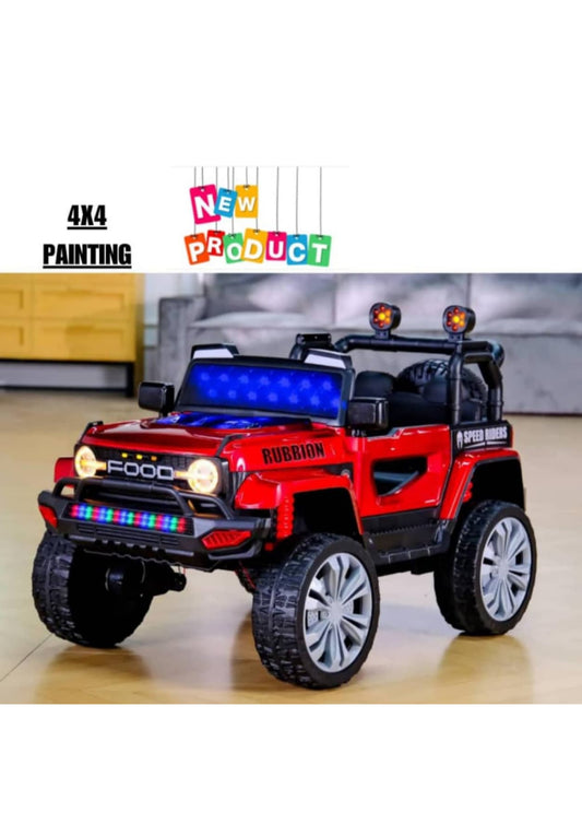 tk 9199 p jeep 4 by 4 red